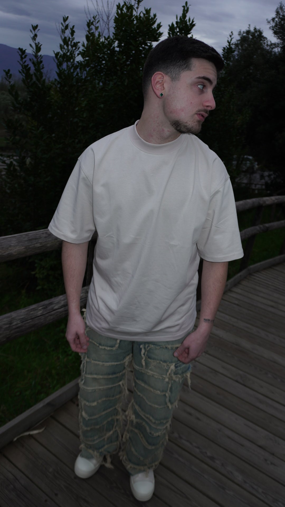 T-shirt Crema
