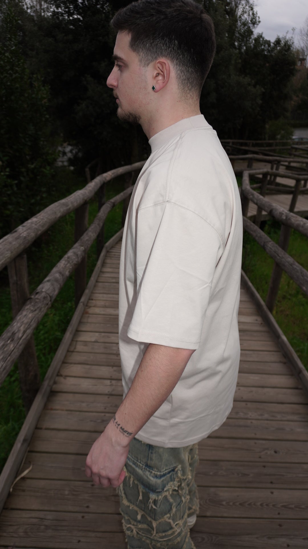 T-shirt Crema