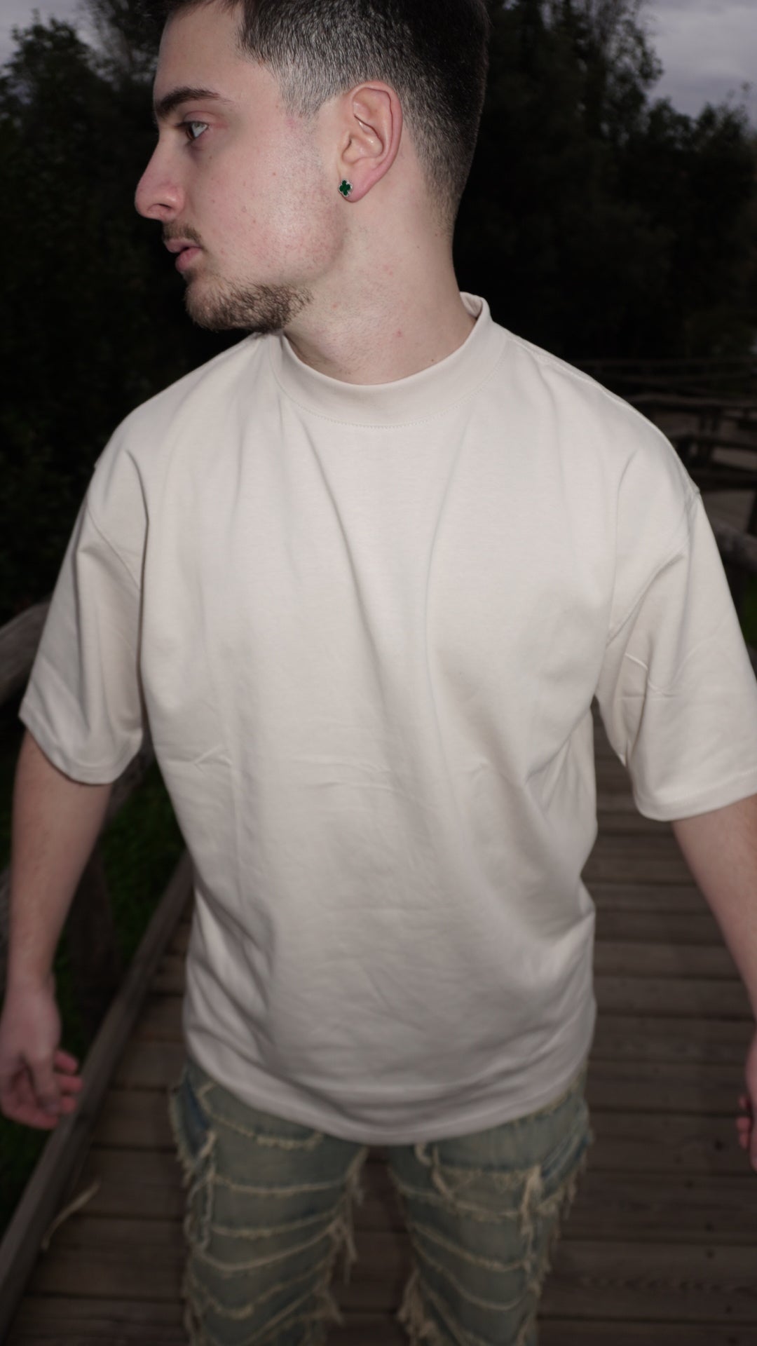 T-shirt Crema